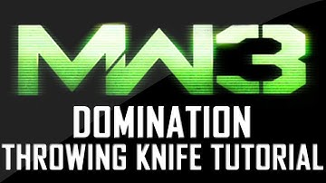 MW3 - Domination Throwing Knife Spots - Dome