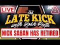 Nick Saban RETIRES At Alabama - Josh Pate Rapid Reaction image