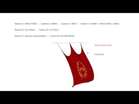 Mass-Spring: Telas y objetos deformables - Simulación (Java/Processing)