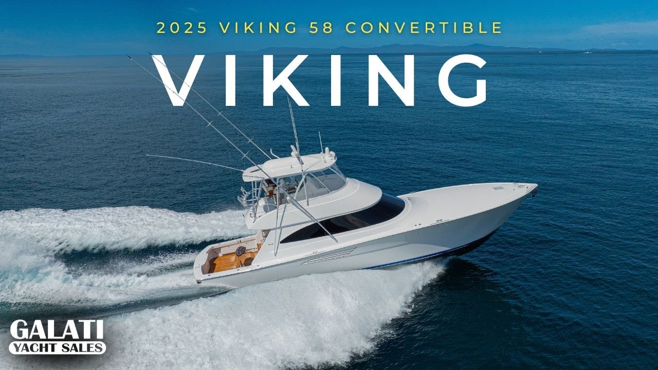 2025 Viking 58 Convertible “Game On” For Sale | MTU • Seakeeper