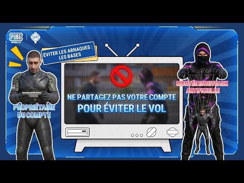 🚨 Ne partagez jamais votre compte PUBG MOBILE !