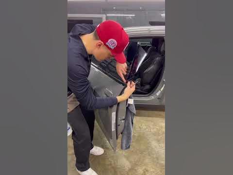 How to apply window tint ⚡️ - YouTube