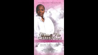 Homegoing Service for Marion Christian