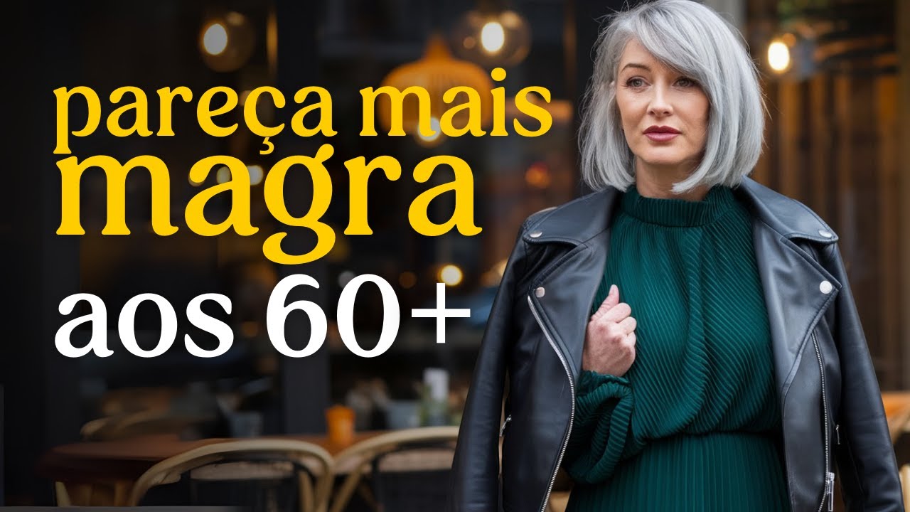 14 Looks Que Te Farão Parecer Mais Magra Aos 60+