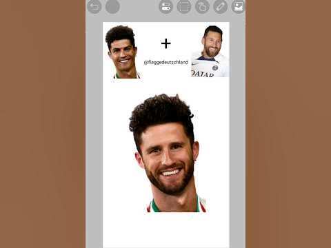 Fusion between Cristiano Ronaldo + Lionel Messi 🥰 #shorts - YouTube