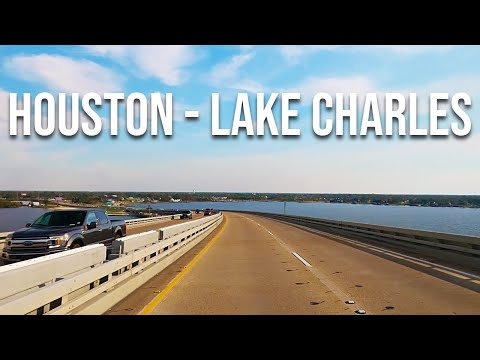 Houston to Beaumont to Lake Charles! Drive with me from Texas to Louisiana!