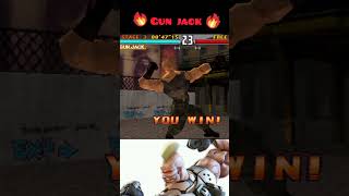 😯 gun jack 😯🤖 fighting game shorts  #tekken3 #tekken3gameplay $#videogames #arcade
