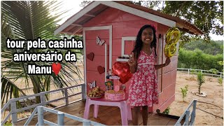 Tour pela casinha na árvore// aniversário da Manu 🎂🎈❤️