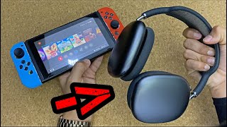 HOW to Connect Airpods MAX to Nintendo Switch V1 &amp; V2!! [2021]