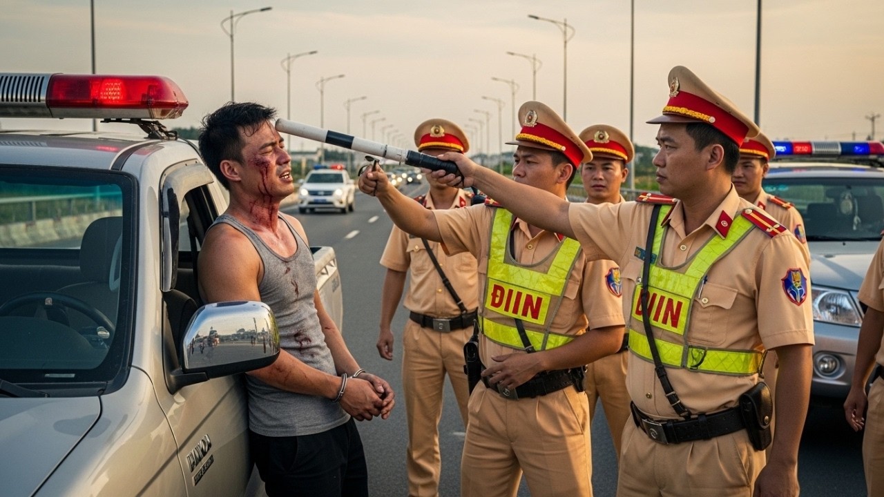 Viên Cảnh Sát Đập Chiếc Vali Của Anh — 9 Phút Sau, Cả Trạm Kiểm Soát Bị Phong Tỏa!