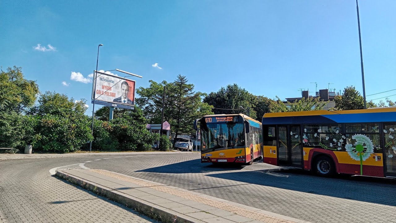 TransLub Luboń Linia 610 kierunek Górczyn PKM(trasa zmieniona).Solaris Urbino 12lV Hybrid.