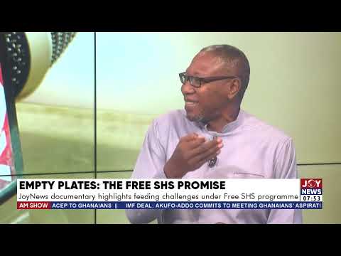 Empty Plate; The Free SHS Promise: Some buffer stock suppliers exploit the system - Dr. Apaak