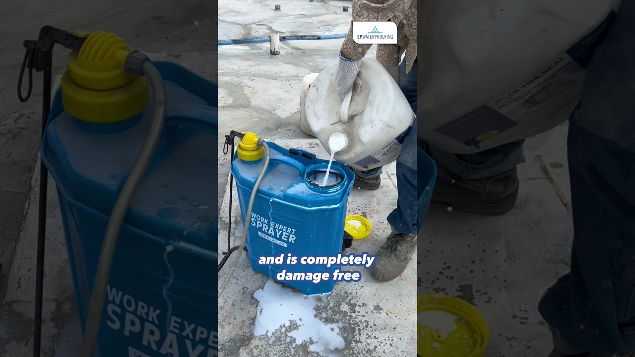 EP Waterproofing Ultra Seal Solution.  Single and Easy Application.