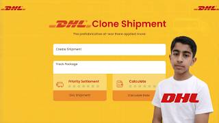 🚚 DHL Clone (Functional Website Project)