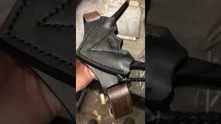 Dual kiridashi scout carry sheath | Knife Making #shorts Dual kiridashi scout carry sheath | Knife Making #shorts