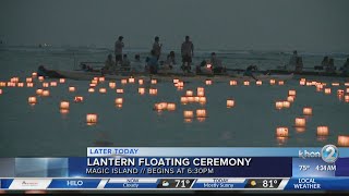 Thousands are expected to gather this Memorial Day for the annual lantern floating ceremony