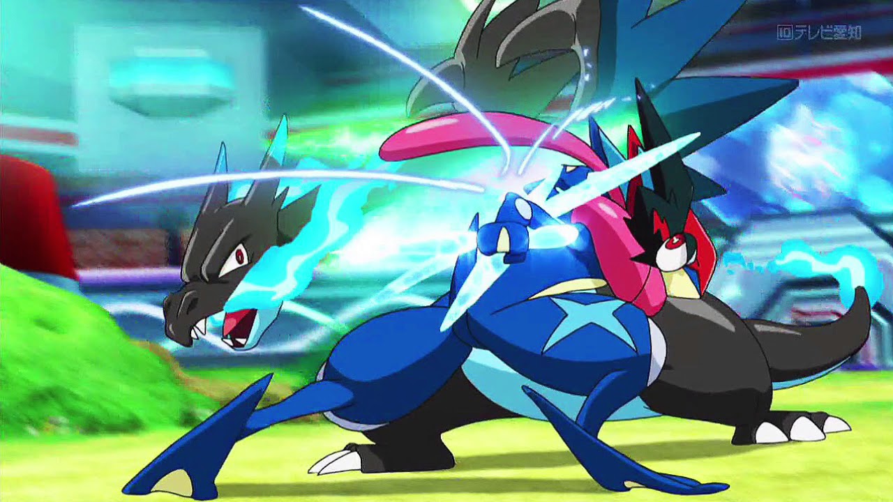 Ash Greninja Vs. Mega Charizard