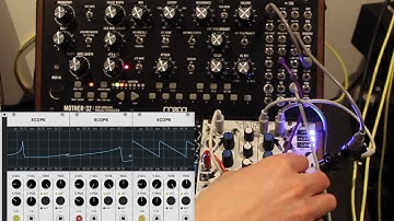 Make Noise Maths and Moog Mother 32 Subharmonics Part 1