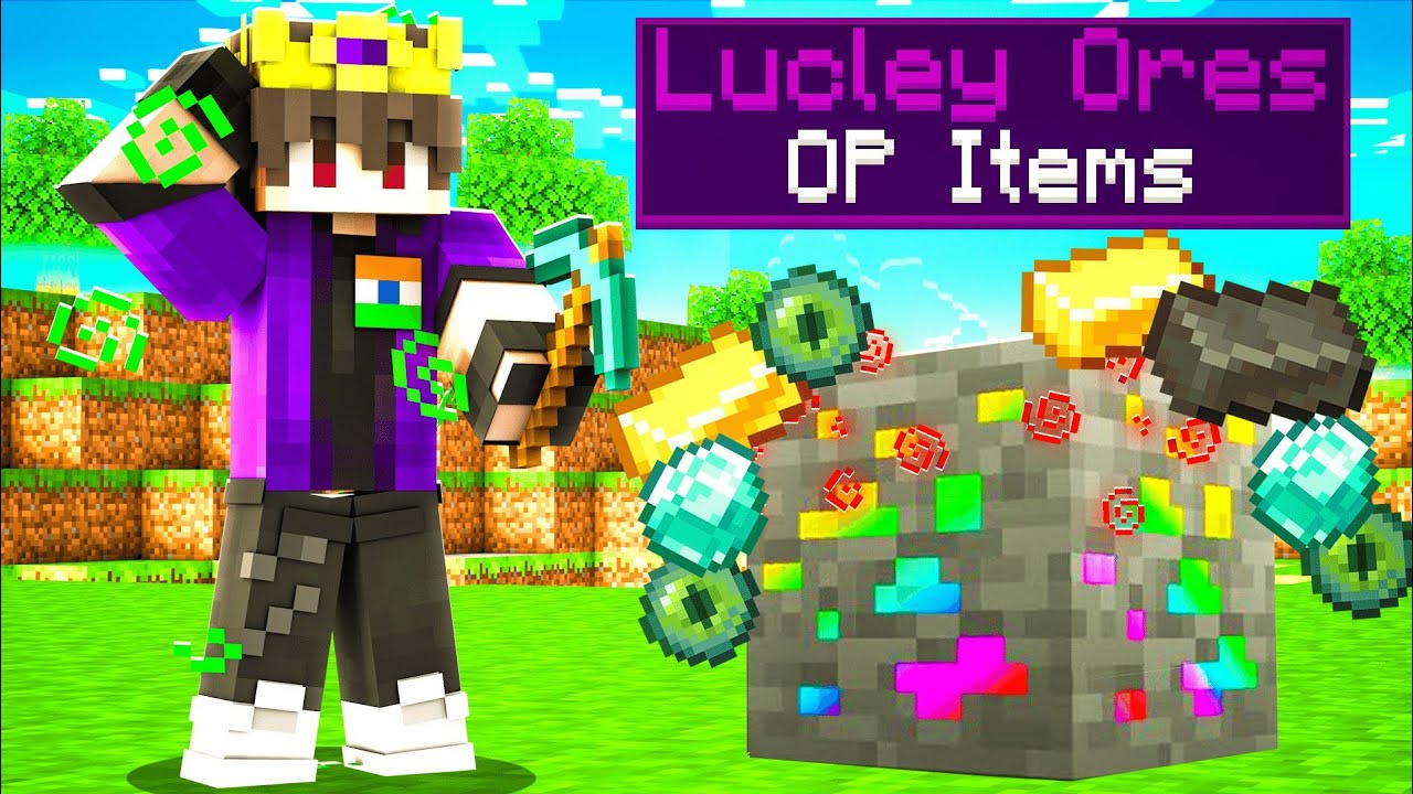 Minecraft But You Have Super OP ORES !!
