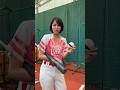 ばりやわとんこつ福岡女子の力でボールを破壊新谷あやかさん！