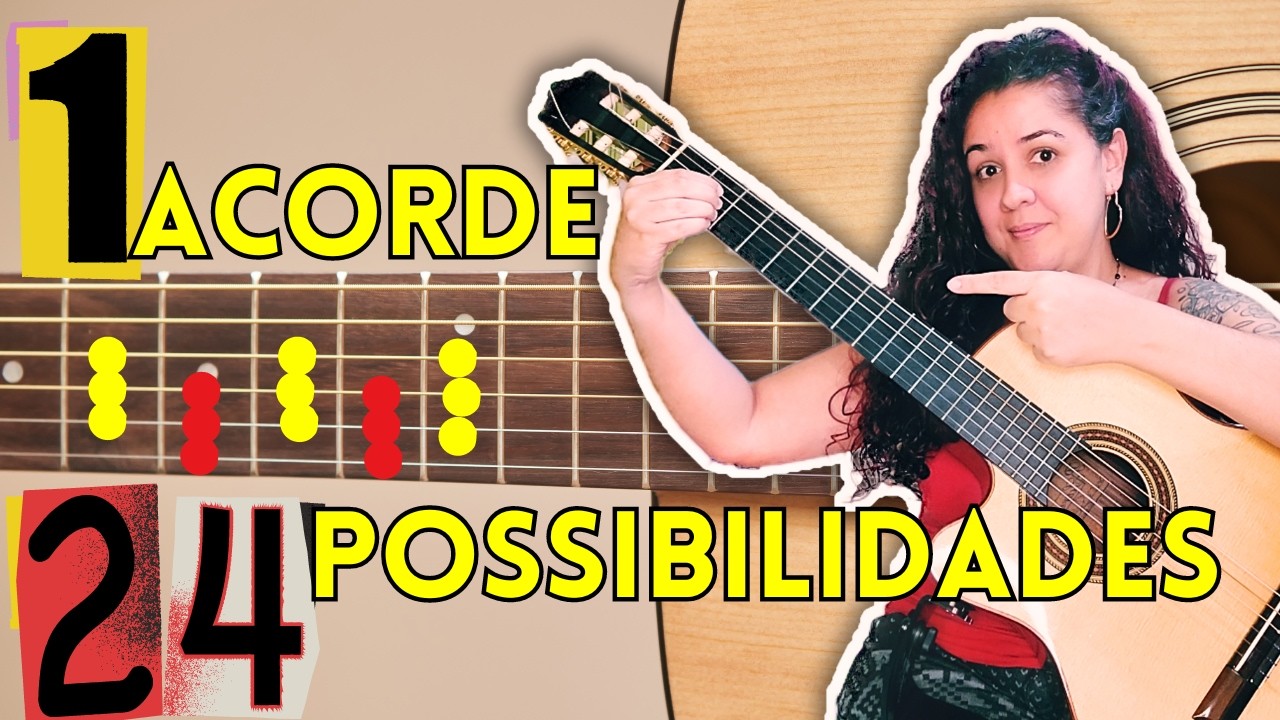 ✅TRUQUE SIMPLES de 3 Passos - VOCÊ vai tocar TODOS OS ACORDES! (Iniciantes ou Não)