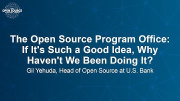 The Open Source Program Office: If It