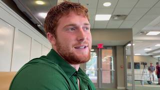 Clayton Dobler was 215-pounder at James River, now 250-pound W&M LB