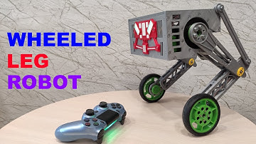 Wheeled-leg self balancing robot ver. 1