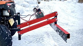 Home made ATV Scraper / Grader | Rear plow with winch down pressure | Part 1