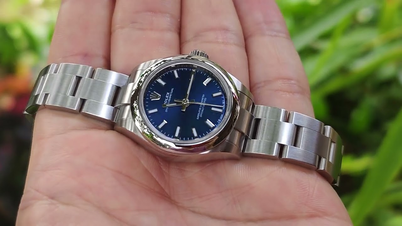 Rolex Oyster Perpetual 28 Blue by X70PRO+ 4k@60fps 