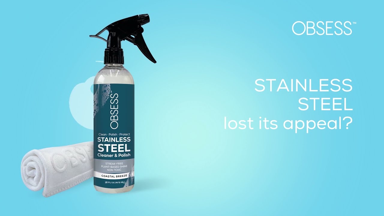 OBSESS Stainless Steel Cleaner & Polish - Black Diamond Coatings