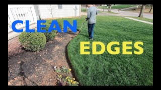 How to have CLEAN EDGES in your lawn