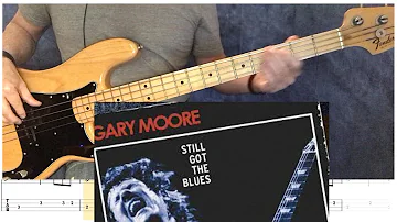 "Still Got The Blues" – Gary Moore (bass tab & cover) - FRANKS BASS COVERS
