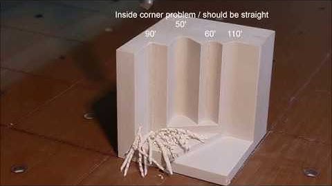 How to get sharp corners with a CNC machine.