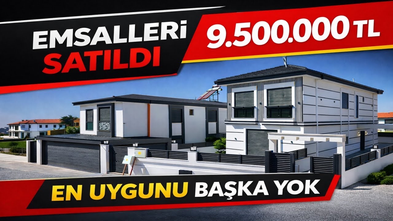 EMSALLERİ HEPSİ SATILDI UYGUN FİYATLI HAVUZLU 3+1 MÜSTAKİL VİLLA GENİŞ OTOPARKLI HIZLI OLAN ALIR