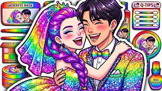 K-Pop Demon Hunters ❤️ Rumi & Jinu's Wedding Glow Up