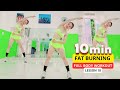 Fat burning 10 min full body  dance workout to lose weight