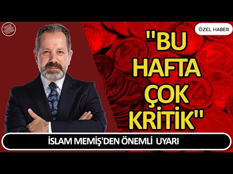 İSLAM MEMİŞ'DEN ÖNEMLİ ALTIN YORUMU | BU HAFTA ÇOK KRİTİK  Altın ve Para Borsa Yorumları