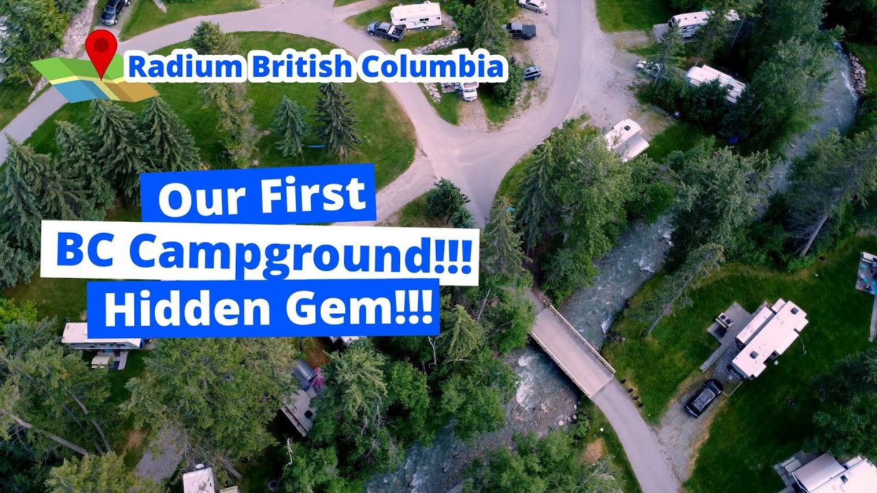 Camping in Canada! Hidden Gem! The Canyon RV Resort On Sinclair Creek with DJI Mini 2 Drone Footage!