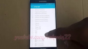 Android : How to Change Language on Samsung Galaxy S6