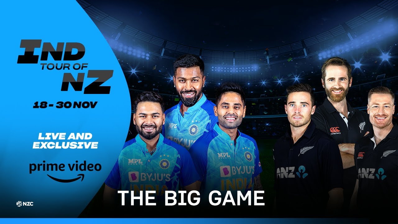Indias tour of New Zealand 2022 on Prime Video India