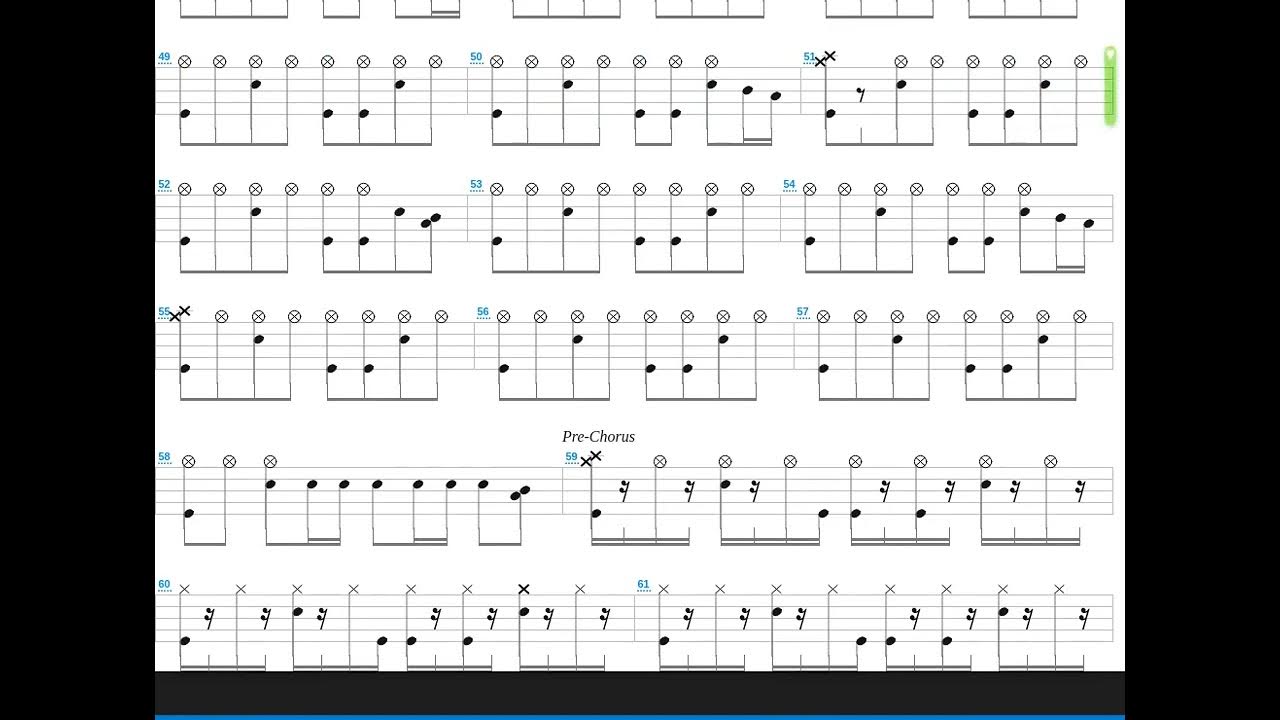Strutter + KISS + Drum only + Drum tab YouTube