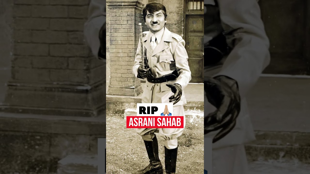 Rest in peace Asrani sahab! 
