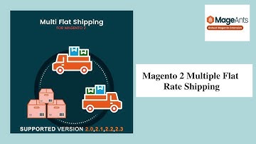 Magento 2 Multiple Flat Rate Shipping by MageAnts