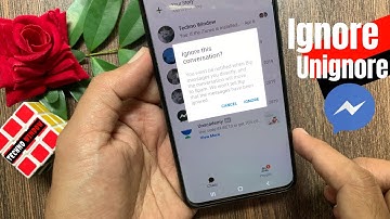 How to Ignore Messages and Unignore Messages on Facebook Messenger