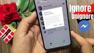 How to Ignore Messages and Unignore Messages on Facebook Messenger screenshot 1