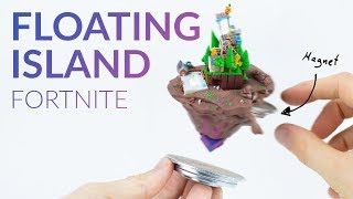 Putting a STRONG MAGNET into FLOATING ISLAND to make it FLY (Fortnite Battle Royale) – Polymer Clay