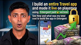 How I Built an Entire Travel App with Emergent AI Standard Plan 249 Rupees! screenshot 3