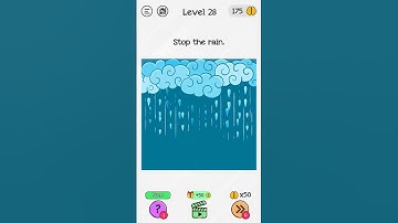 stop the rain | braindom level 28           #shorts #gamingshorts #gameplay