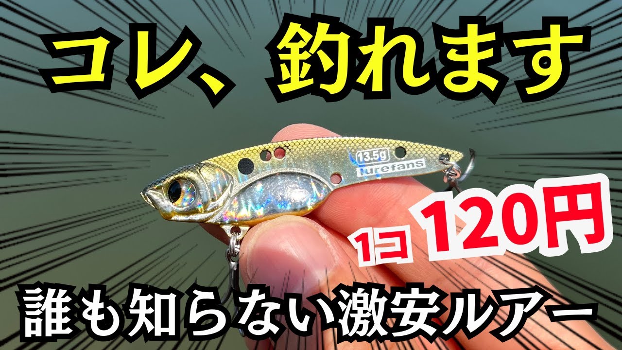 クロダイが爆釣！誰も知らない1個120円のルアーがヤバすぎた